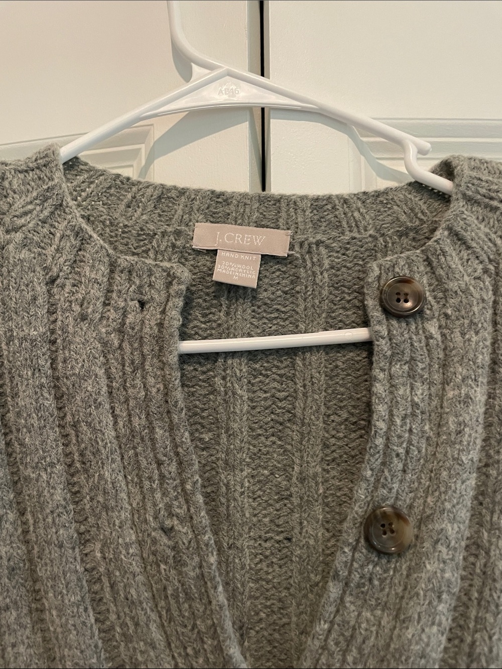 Vintage J. Crew Hand-Knit Cardigan